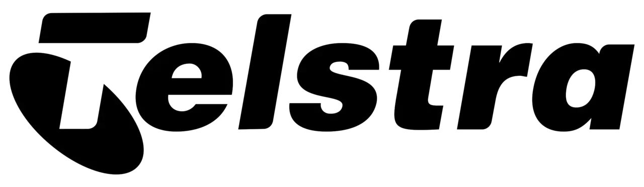 telstra logo black and white 1